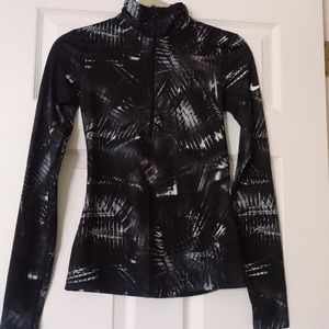 Nike dri-fit workout zip-up